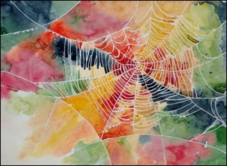 art-paint-painting-spider-web-spider-webs-watercolor-Favim.com-71123