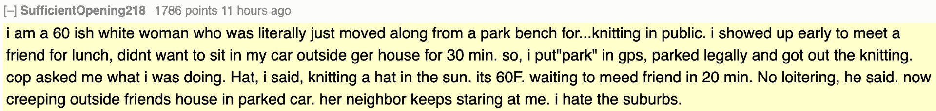 SufficientOpening218 comments on Where are teenagers supposed to hang out these days? Malls are dying, parks have 'no loitering' signs, and everywhere else costs money. Do they just... not exist in public anymore?