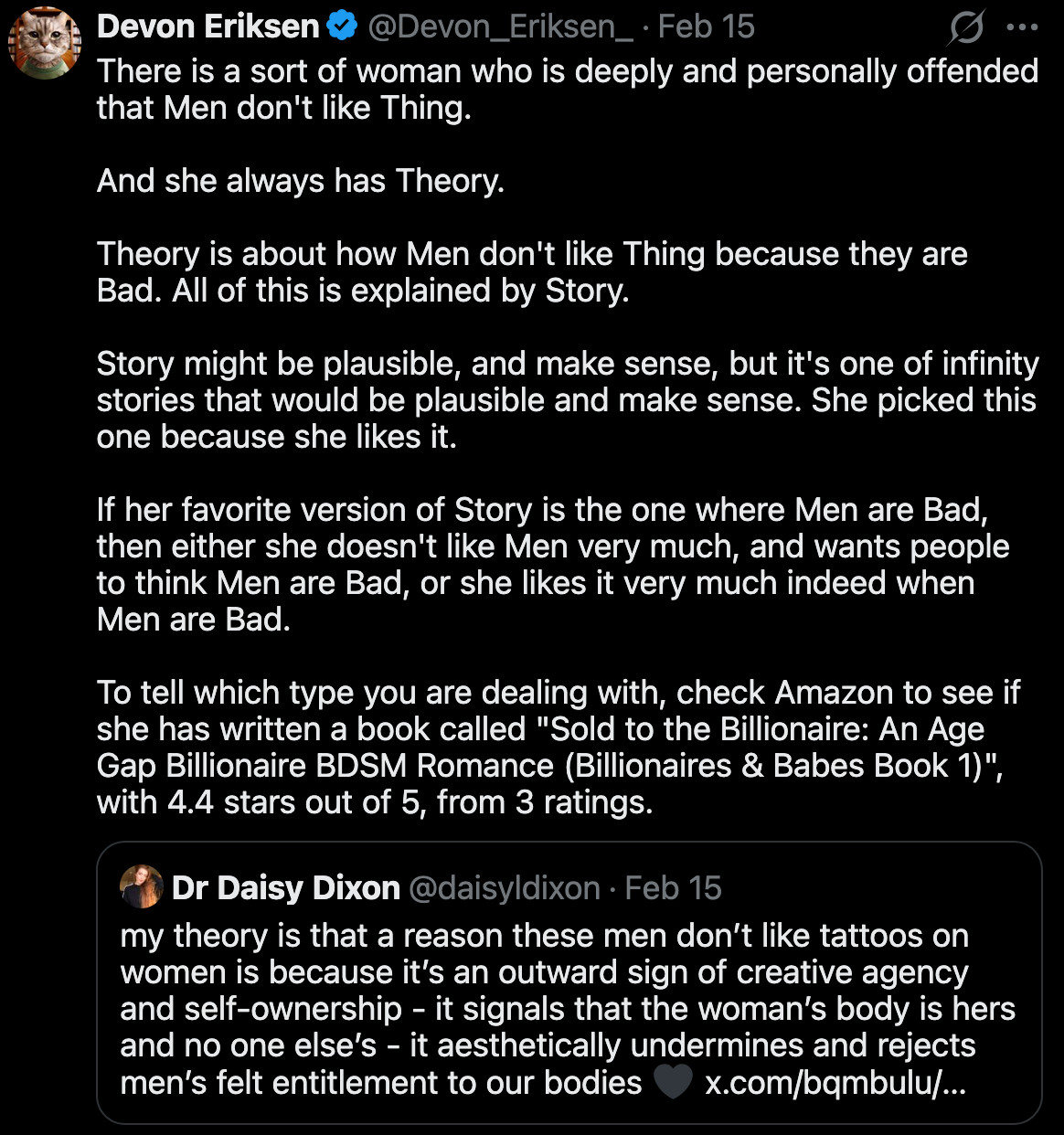 (2) Devon Eriksen (@Devon_Eriksen_) / X