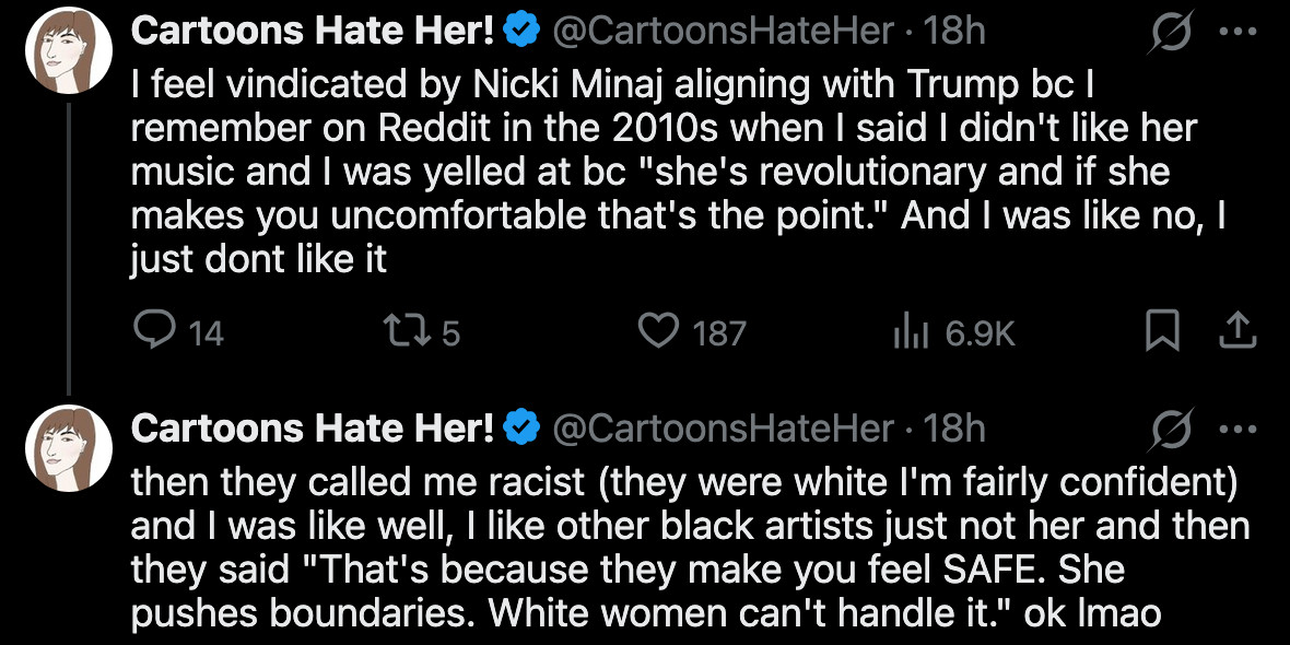(2) Cartoons Hate Her! (@CartoonsHateHer) / X
