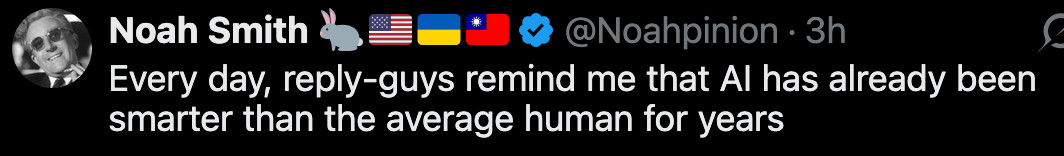 Noah Smith 🐇🇺🇸🇺🇦🇹🇼 (@Noahpinion) / X