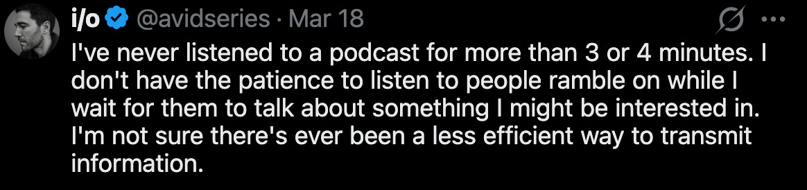 (1) i/o (@avidseries) / X