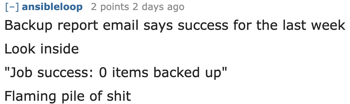 What is a piece of software or hardware that still leaves you traumatized to this day?