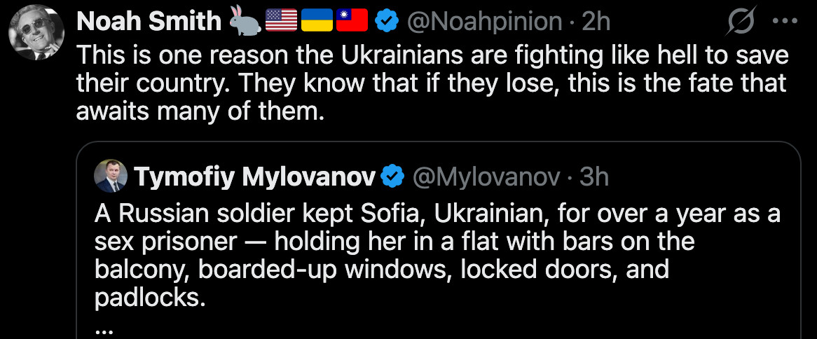 (2) Noah Smith 🐇🇺🇸🇺🇦🇹🇼 (@Noahpinion) / X