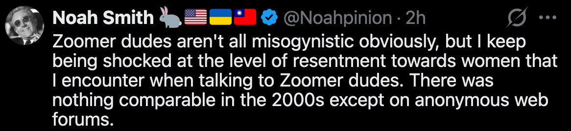 Noah Smith ๐๐บ๐ธ๐บ๐ฆ๐น๐ผ (@Noahpinion) / X