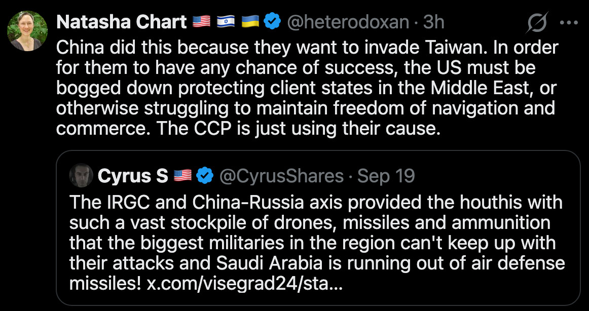 Natasha Chart 🇺🇸 🇮🇱 🇺🇦 (@heterodoxan) / X
