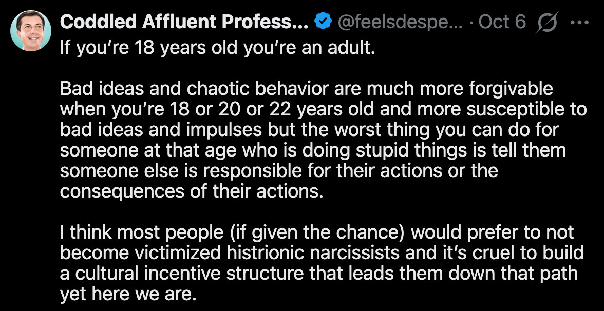 Coddled Affluent Professional (@feelsdesperate) / X